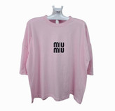 تیشرت باکسی فری سایز (miu miu)