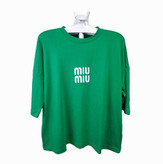 تیشرت باکسی فری سایز (miu miu)