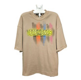 تیشرت لانگ باکسی مردانه (VETEMENTS) طرح برجسته