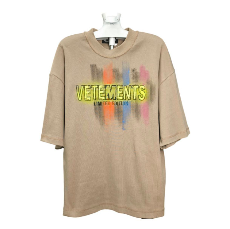 تیشرت لانگ باکسی مردانه (VETEMENTS) طرح برجسته