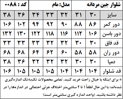 شلوار جین مردانه مدل مام استایل (کد 0088)