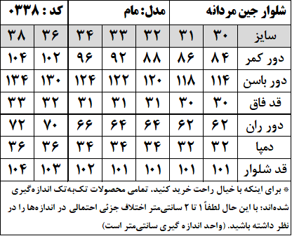 شلوار جین مردانه مدل مام استایل (کد 0338)